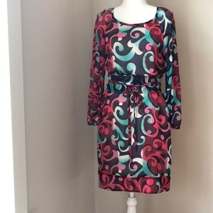 DVF silk dress